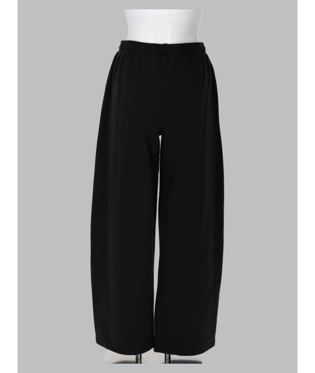 ALEXANDER WANG Черные хлопковые спортивные брюки и шорты, фото 2