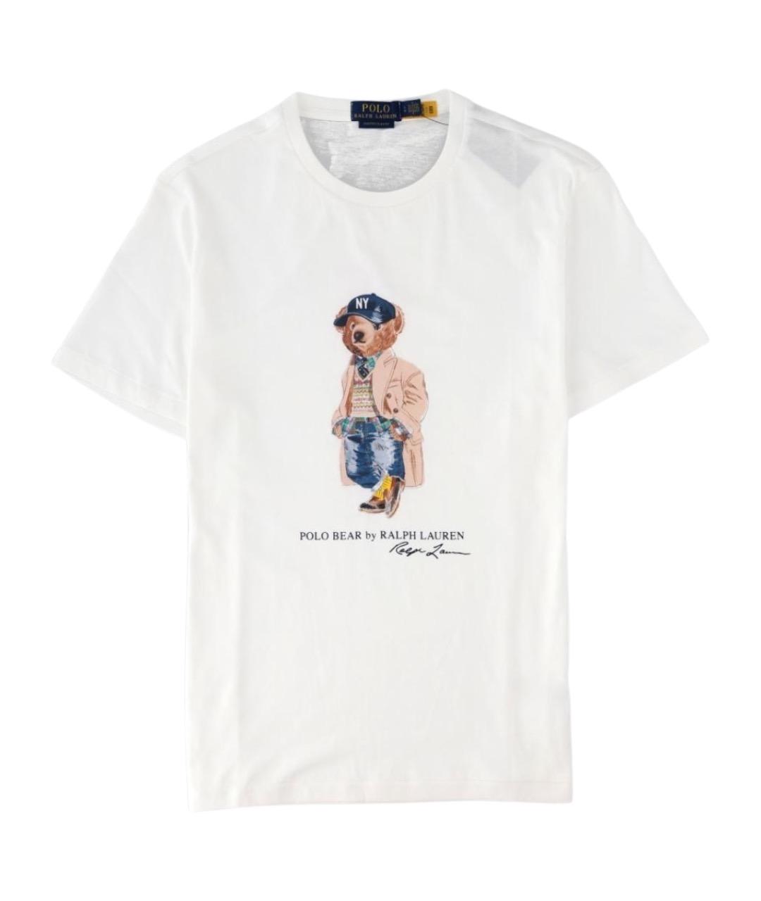 POLO RALPH LAUREN Белая хлопковая футболка, фото 1