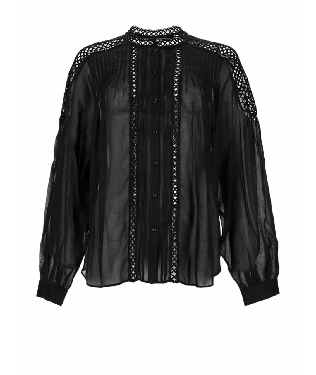 ISABEL MARANT ETOILE Черная вискозная рубашка, фото 1
