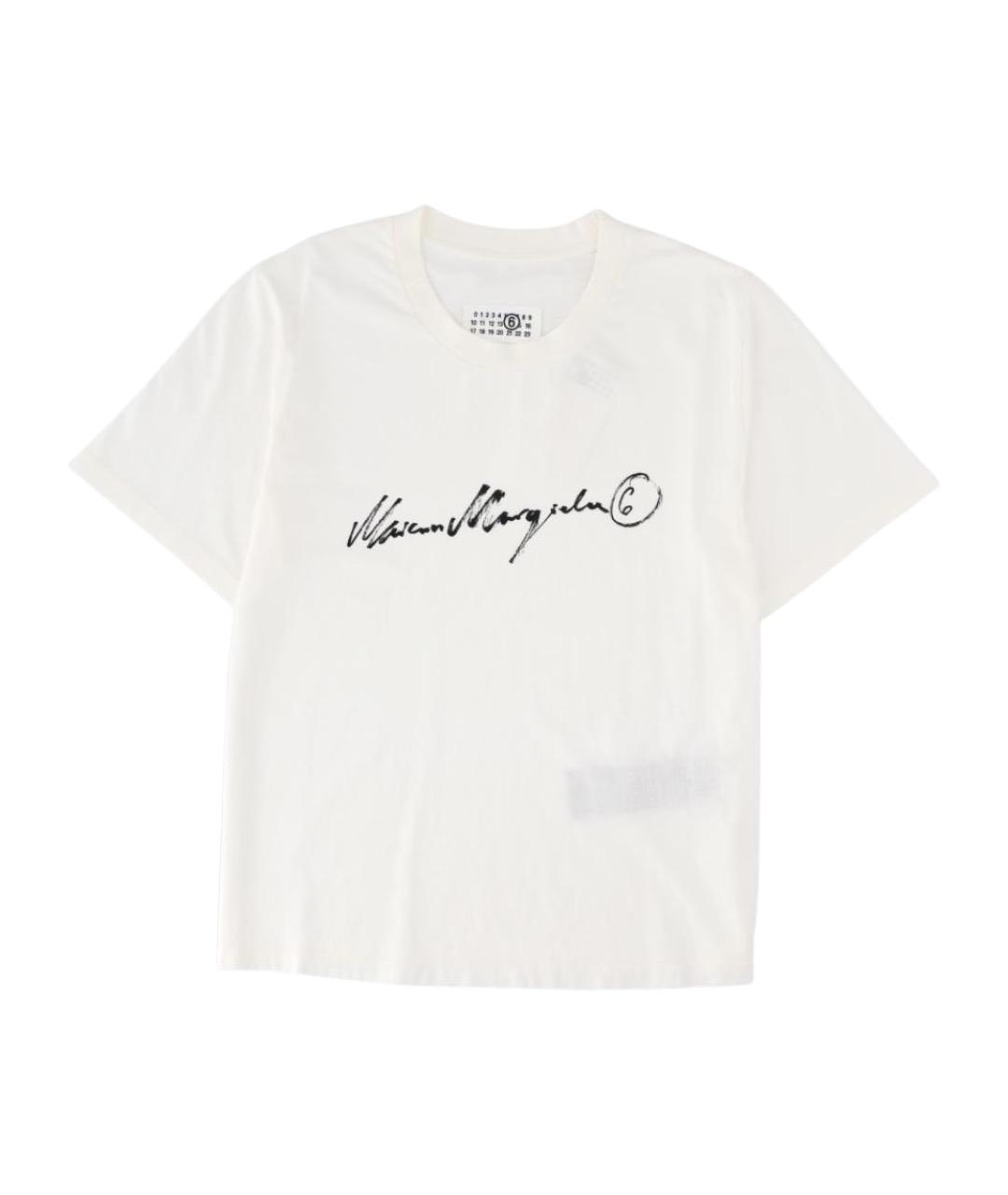 MM6 MAISON MARGIELA Белая футболка, фото 1