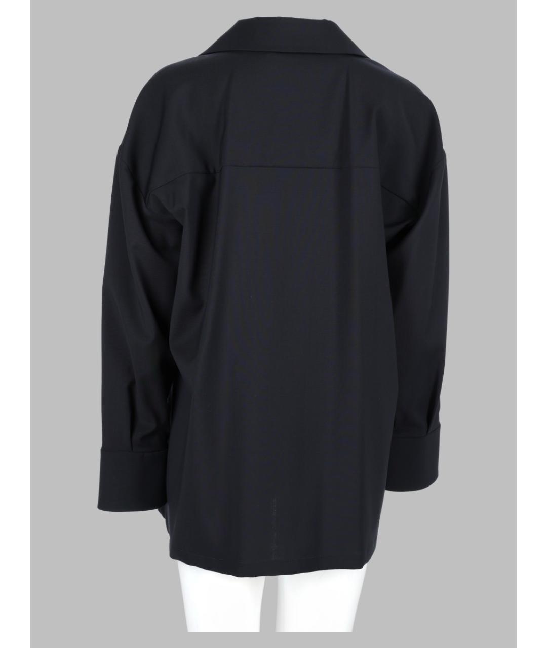'S MAX MARA Синяя шерстяная блузы, фото 2