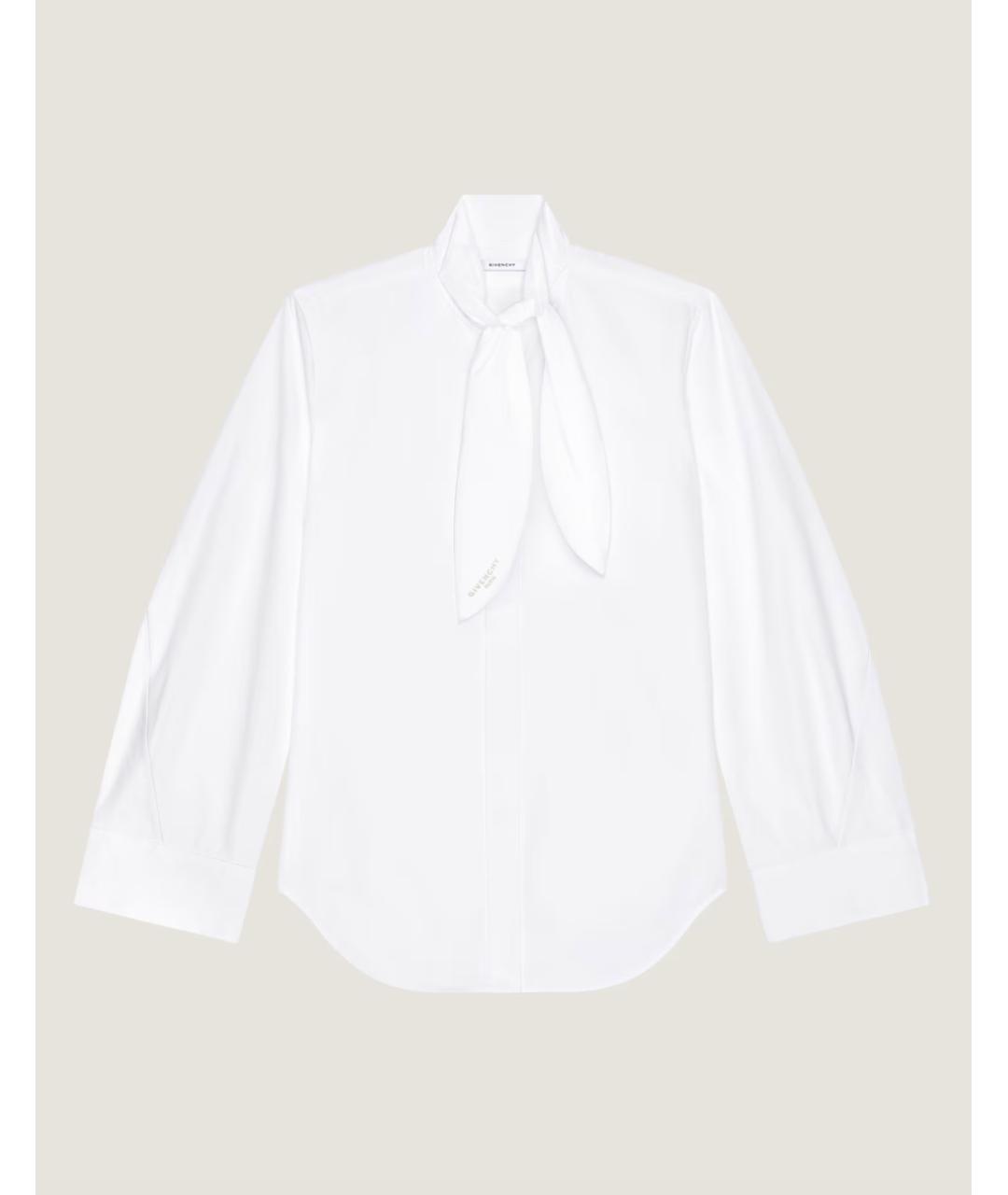 GIVENCHY Белая хлопковая блузы, фото 5