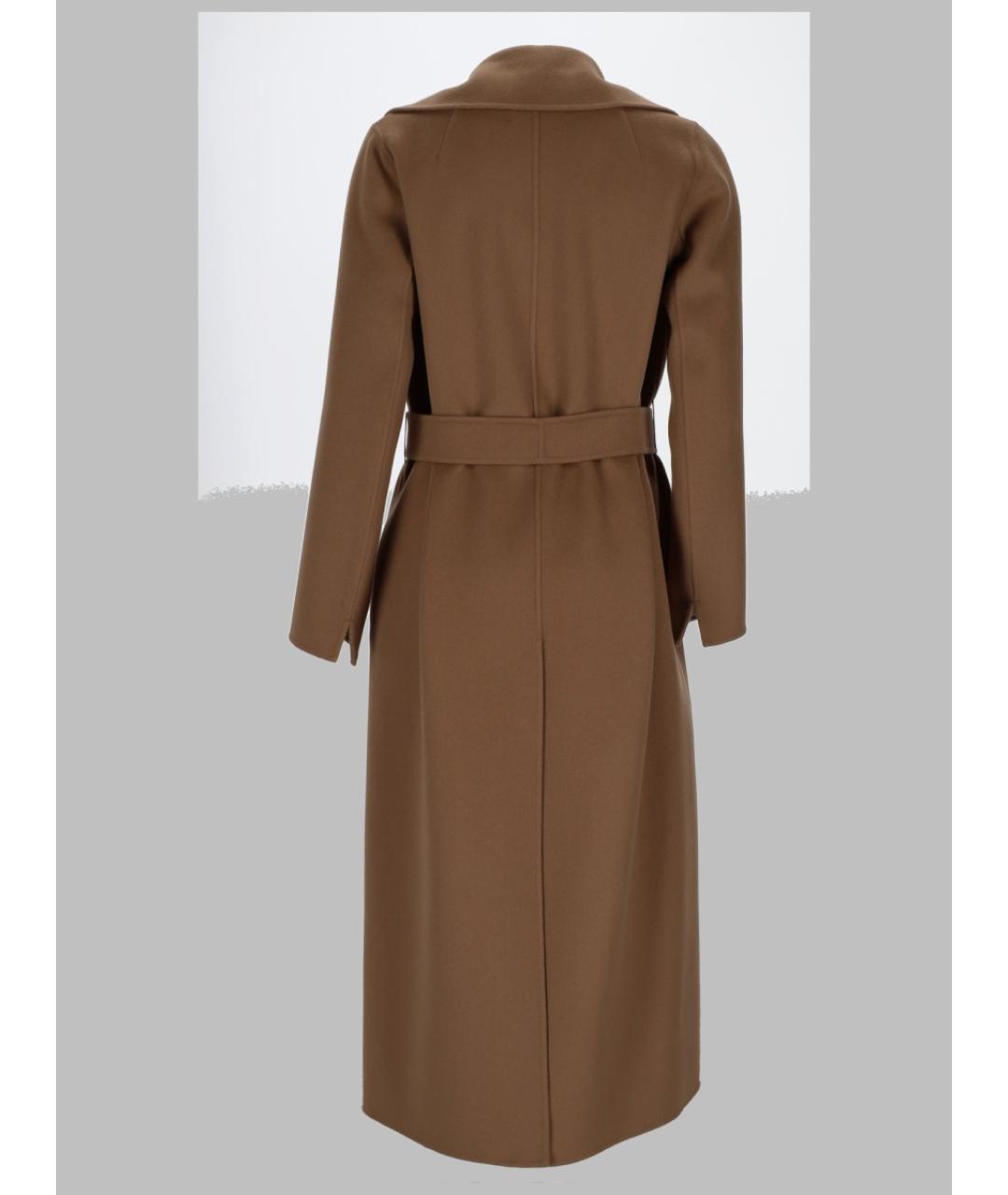 'S MAX MARA Бежевое шерстяное пальто, фото 2