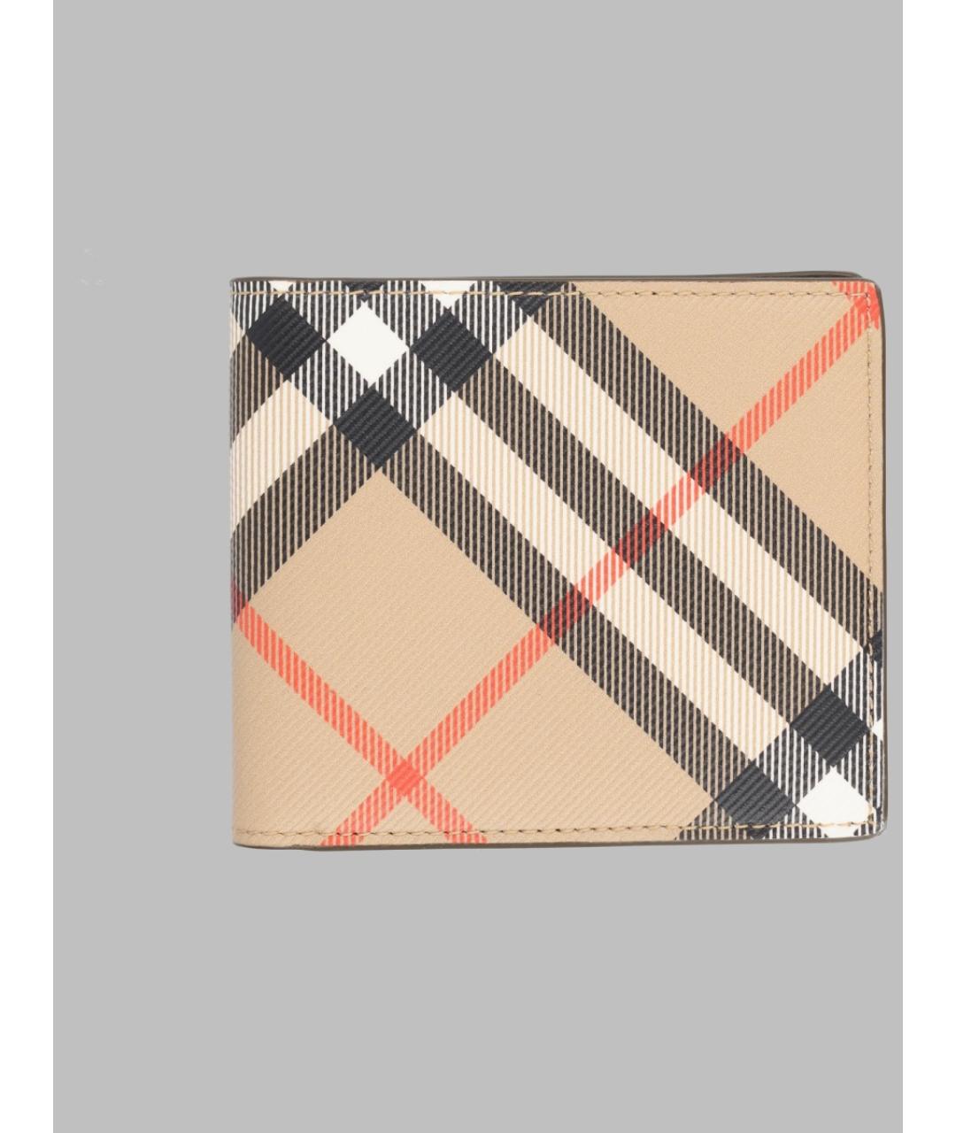 BURBERRY Бежевый кошелек, фото 3