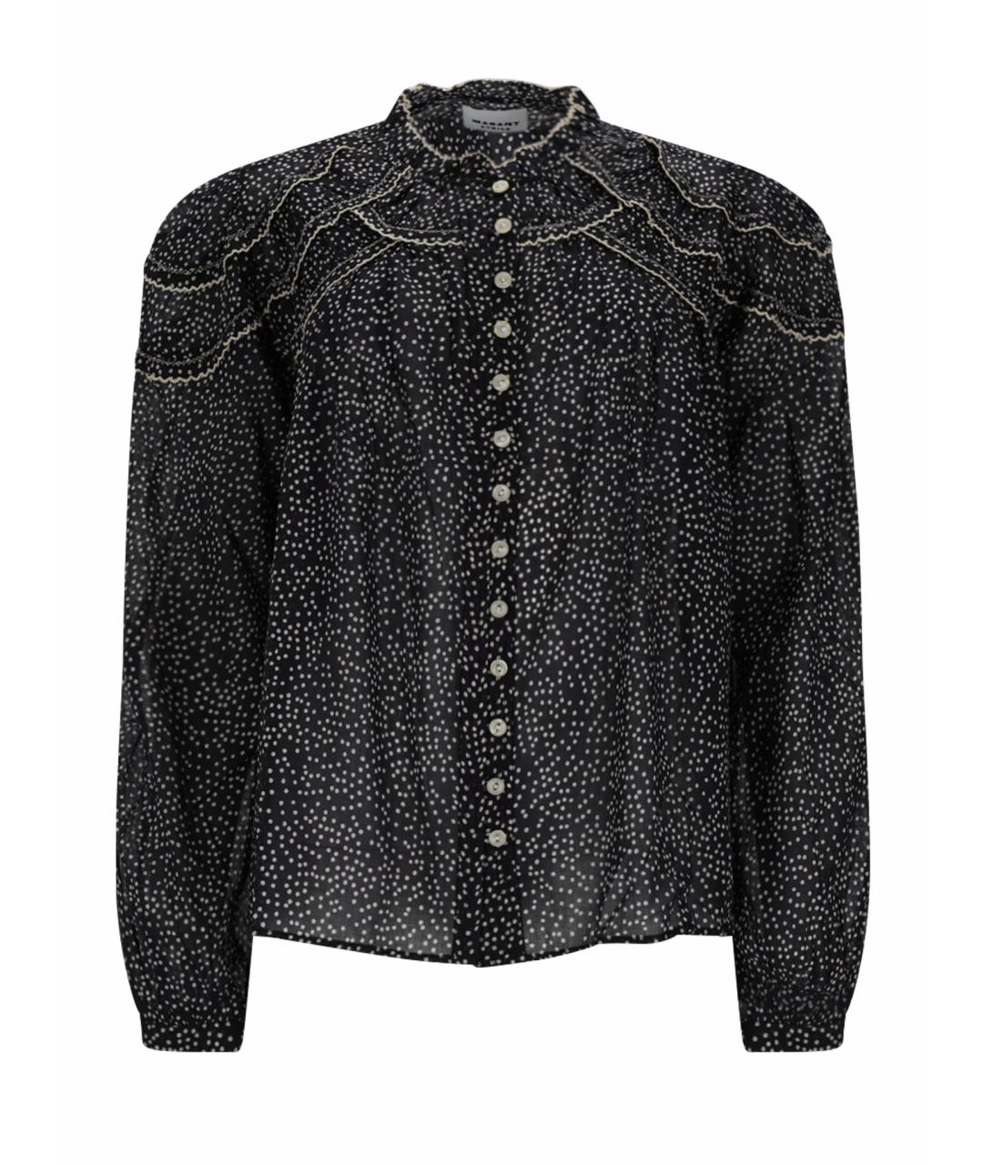 ISABEL MARANT ETOILE Черная хлопковая рубашка, фото 1