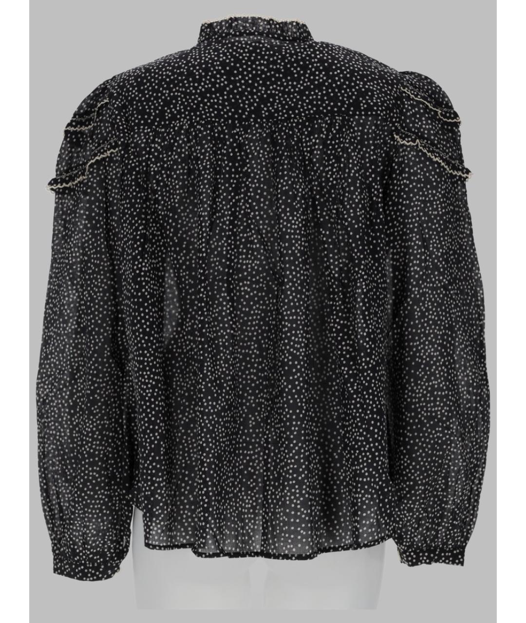 ISABEL MARANT ETOILE Черная хлопковая рубашка, фото 2