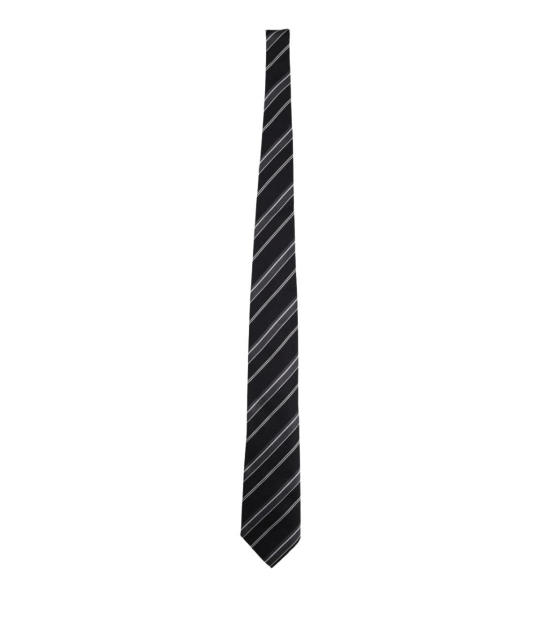 TOM FORD Черный шелковый галстук, фото 1