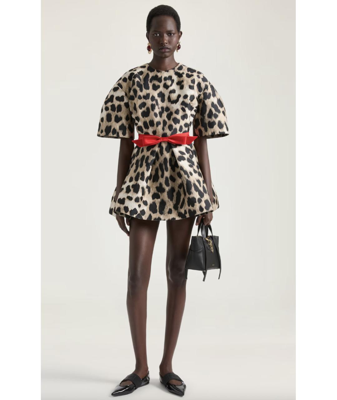 GIVENCHY Мульти полиэстеровое коктейльное платье, фото 2