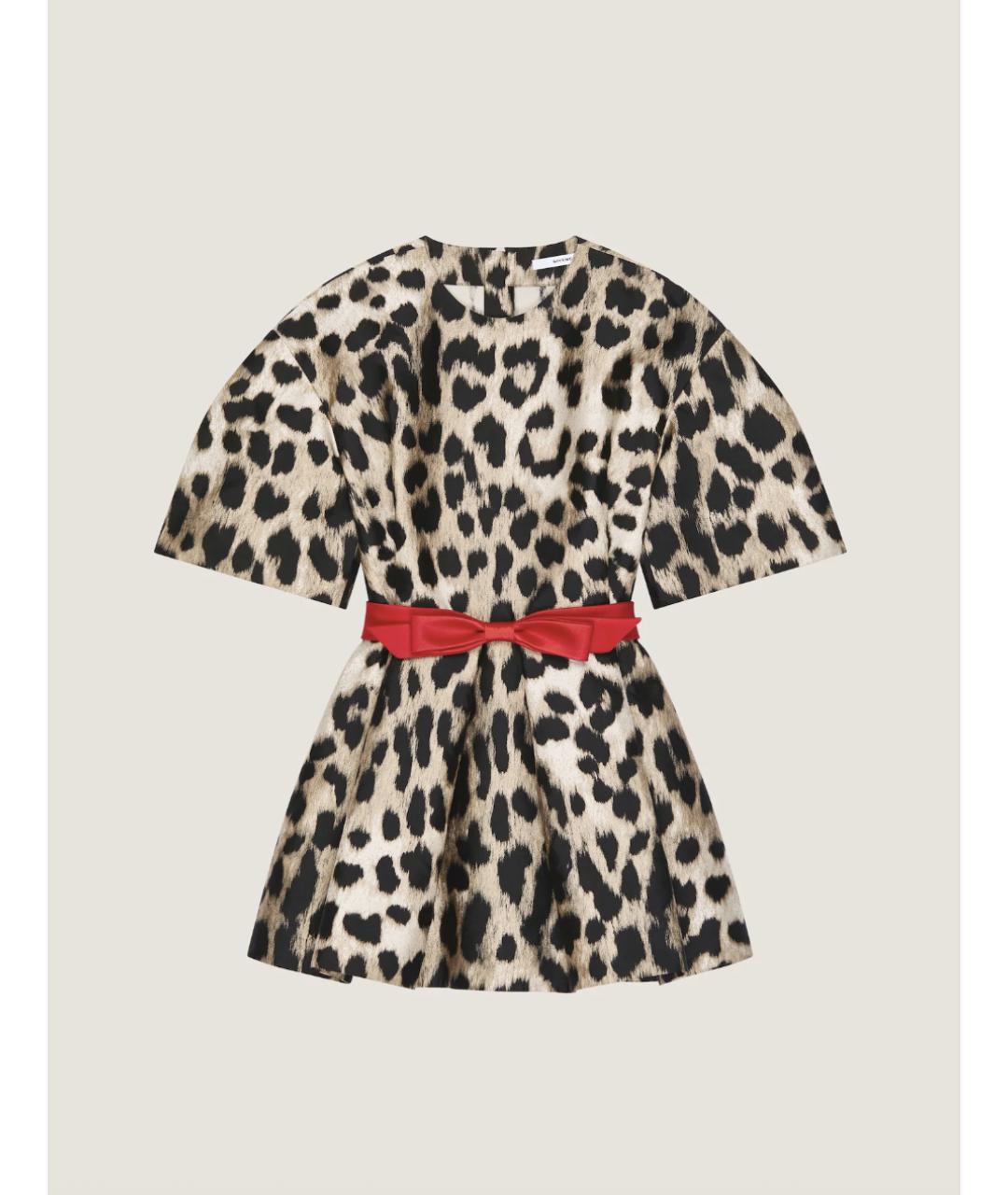 GIVENCHY Мульти полиэстеровое коктейльное платье, фото 4