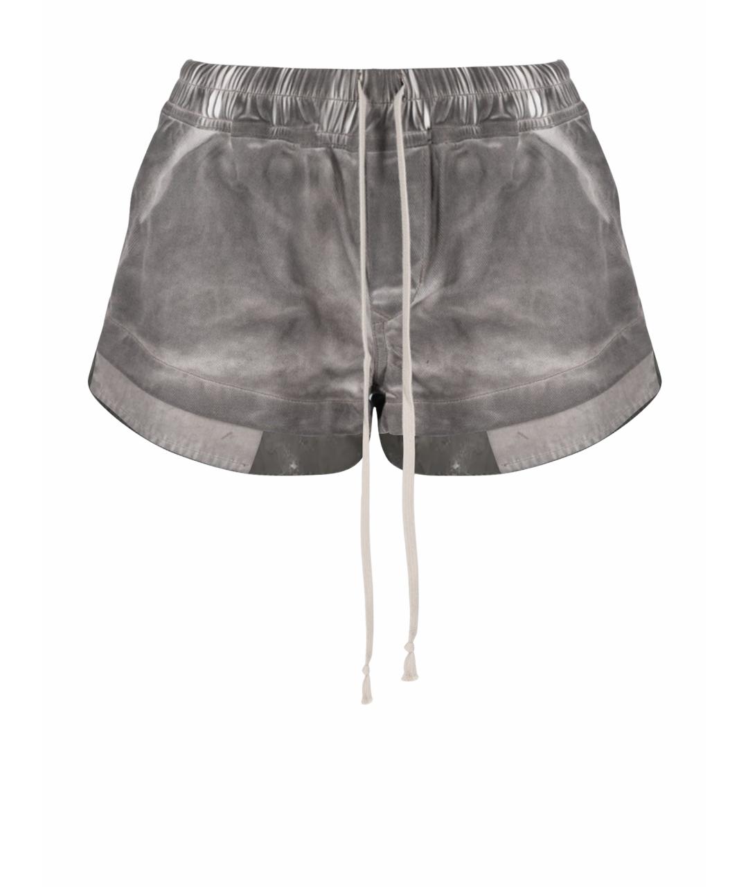 RICK OWENS DRKSHDW Антрацитовые хлопковые шорты, фото 1