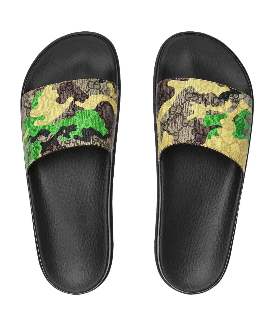 GUCCI Мульти шлепанцы, фото 4