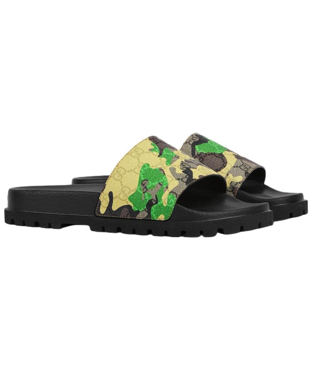 GUCCI Мульти шлепанцы, фото 3
