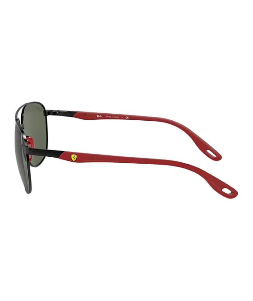 RAY BAN Черные металлические солнцезащитные очки, фото 3