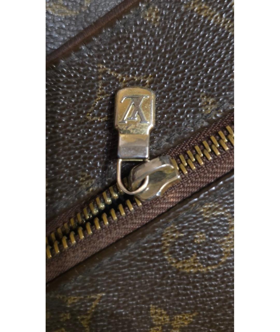 LOUIS VUITTON Коричневая сумка на плечо из канвы, фото 5