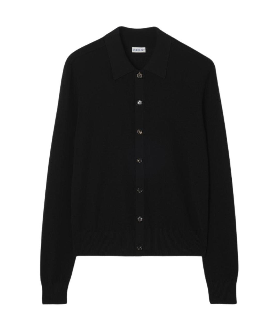BURBERRY Черный кардиган, фото 1