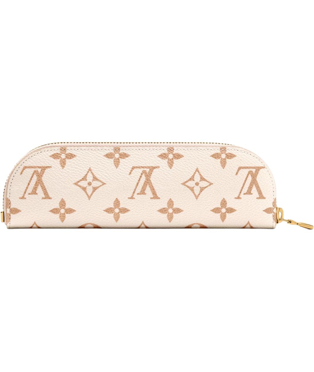 LOUIS VUITTON Бежевая косметичка из канвы, фото 3