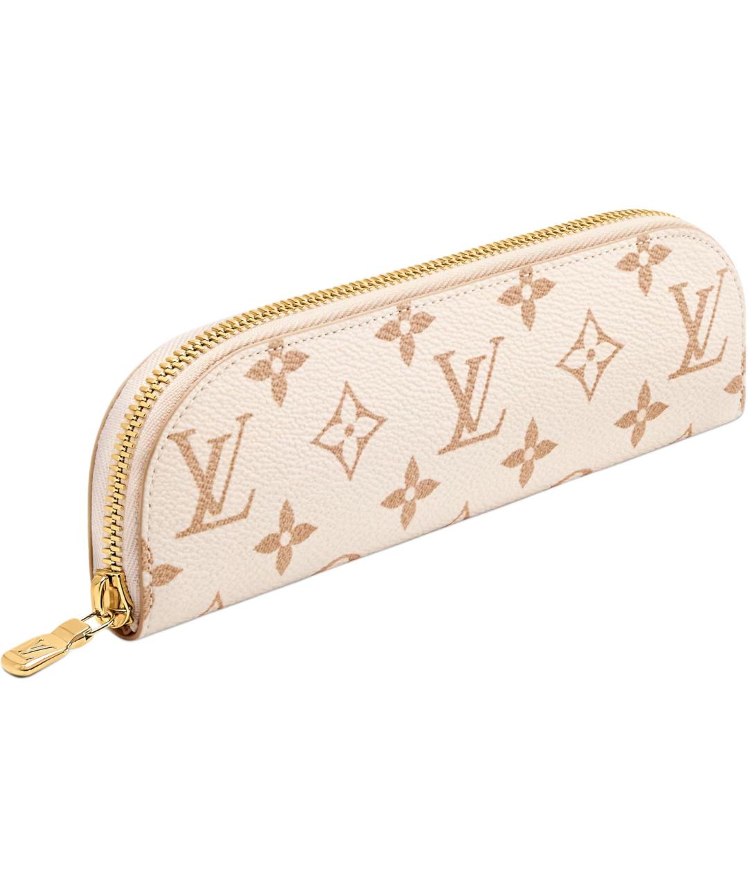 LOUIS VUITTON Бежевая косметичка из канвы, фото 2