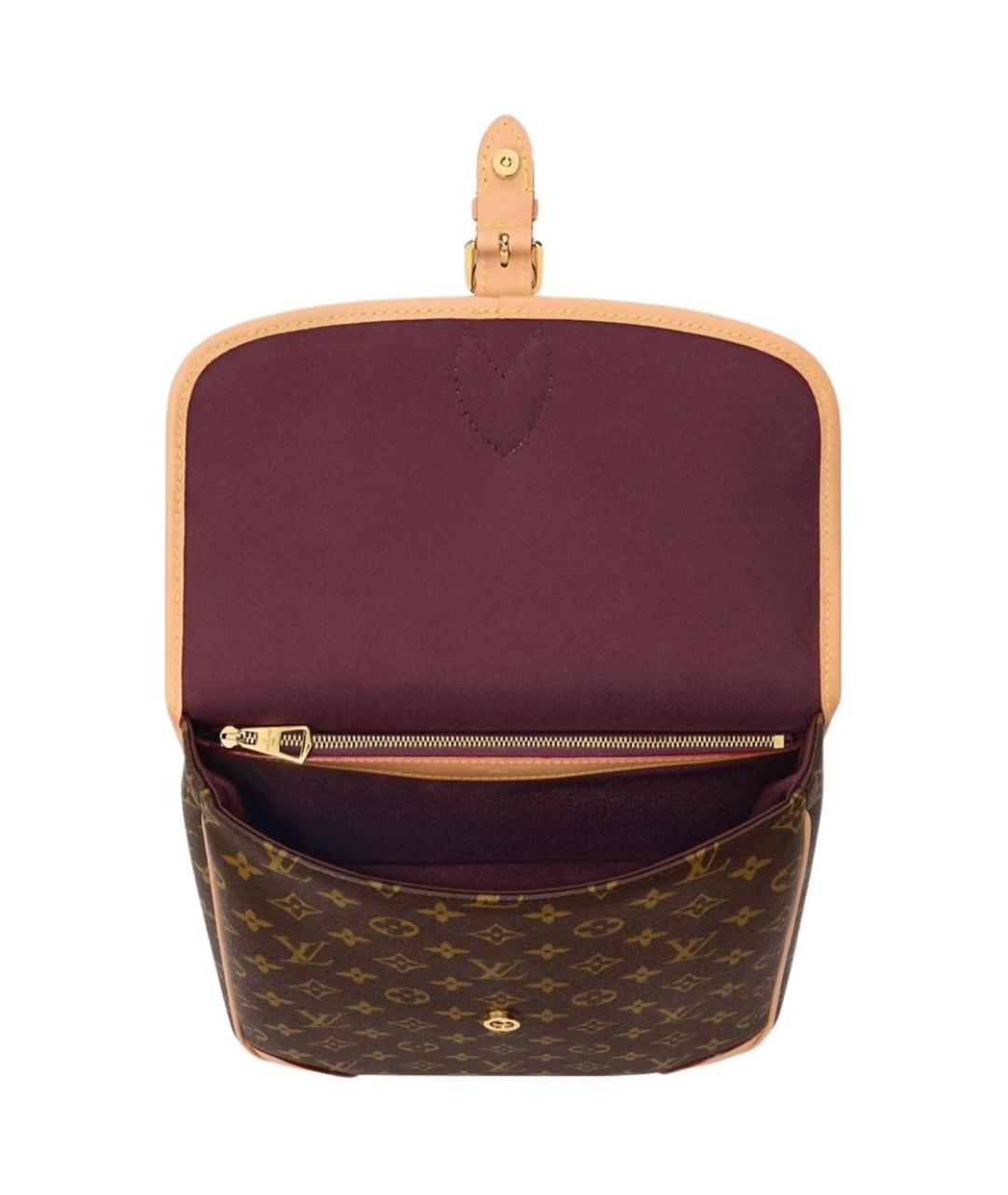 LOUIS VUITTON Коричневый рюкзак из канвы, фото 4