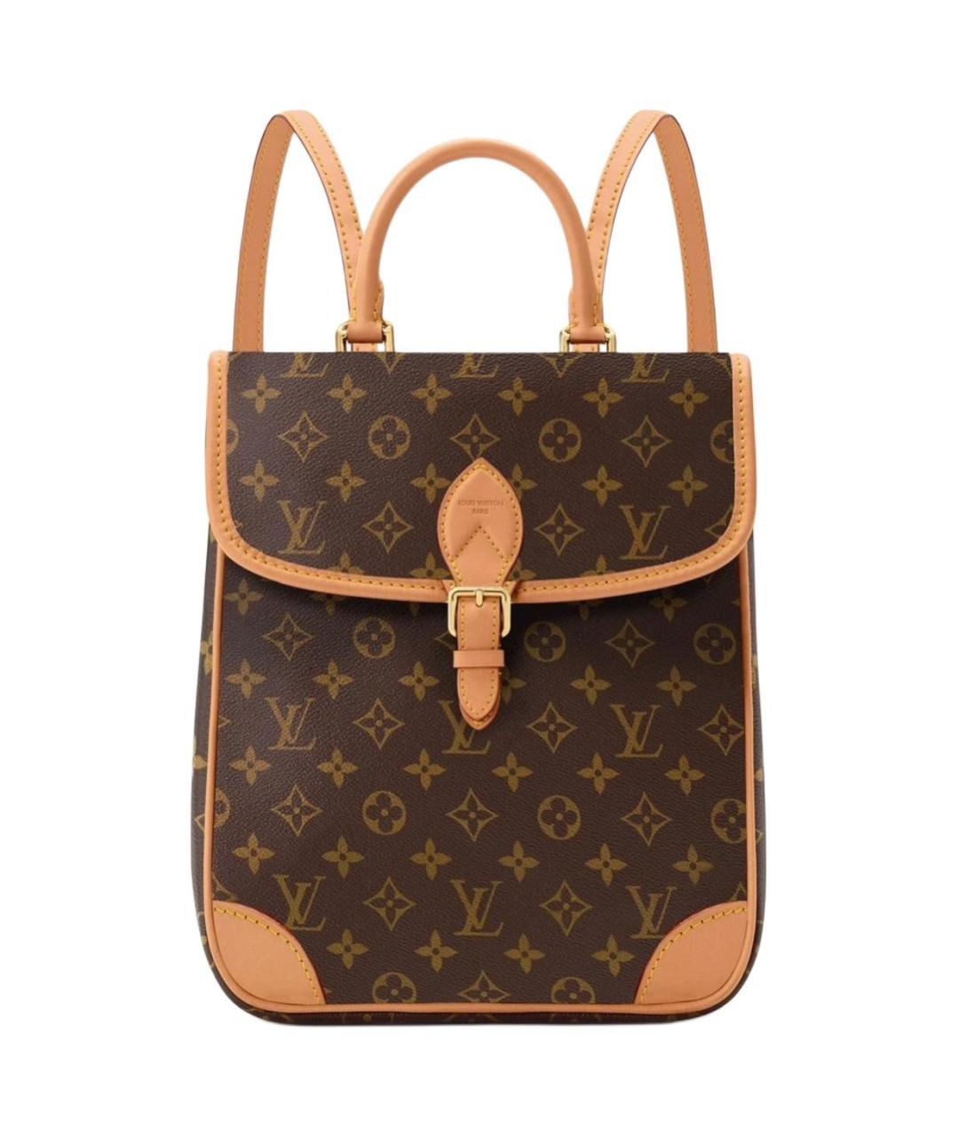 LOUIS VUITTON Коричневый рюкзак из канвы, фото 1