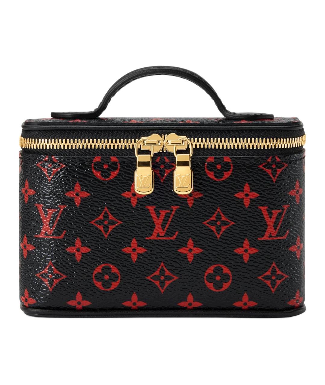 LOUIS VUITTON Черная косметичка из канвы, фото 1