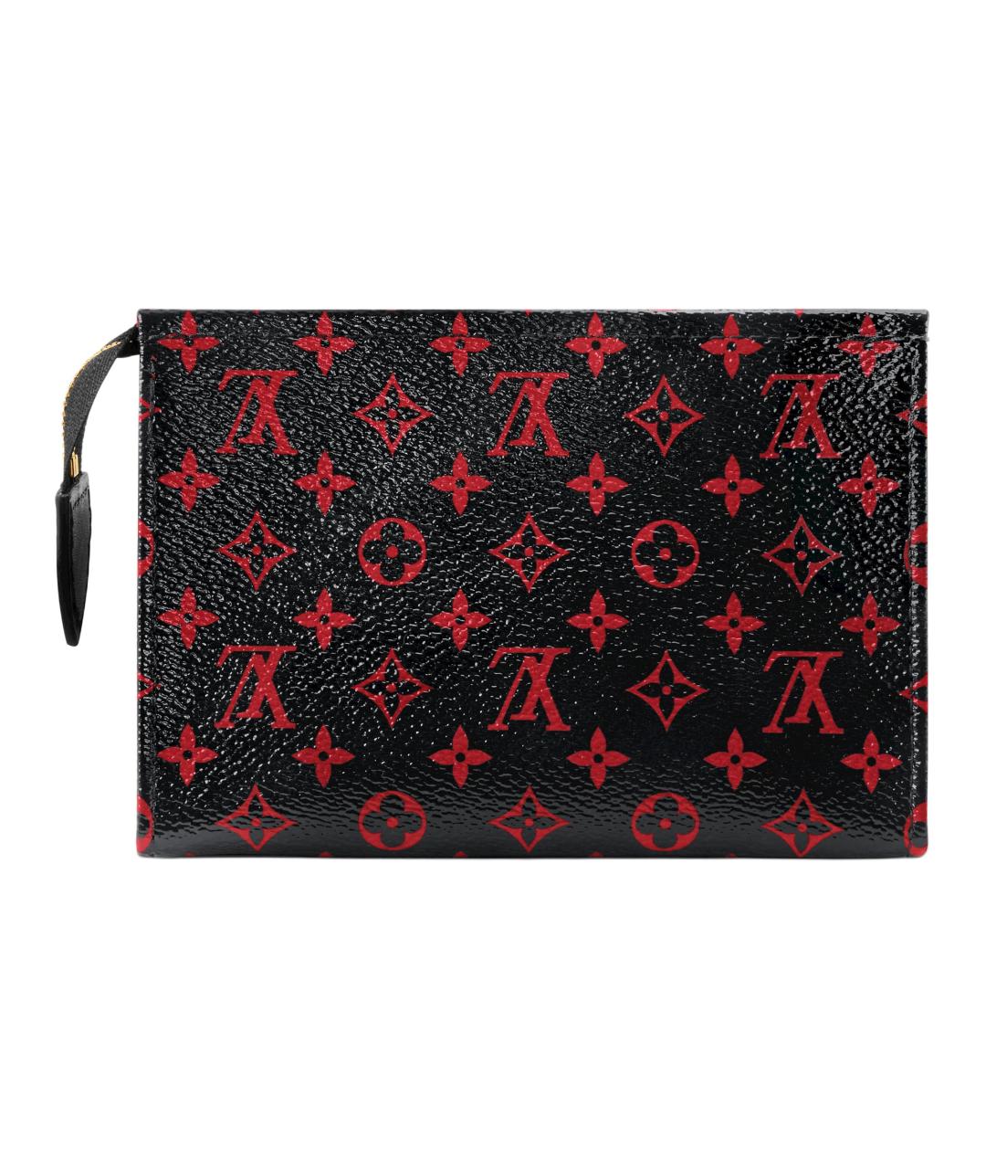 LOUIS VUITTON Черная косметичка из канвы, фото 3