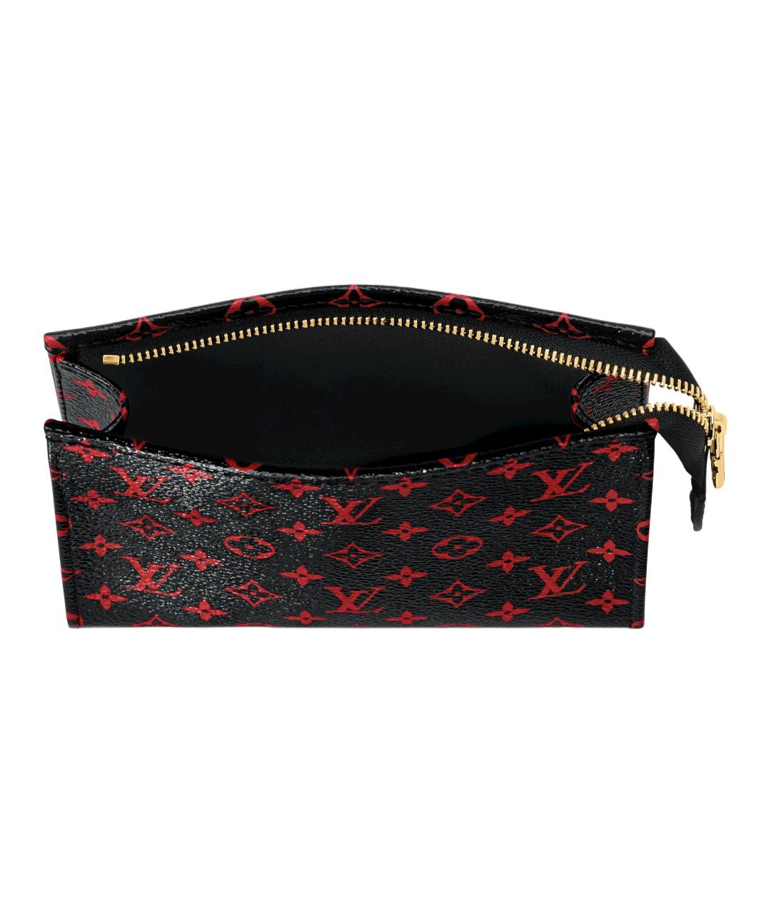 LOUIS VUITTON Черная косметичка из канвы, фото 4