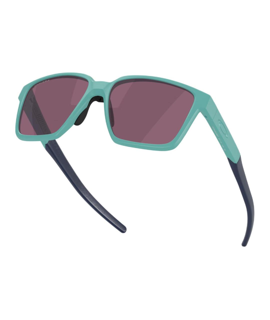 OAKLEY Бирюзовые пластиковые солнцезащитные очки, фото 4