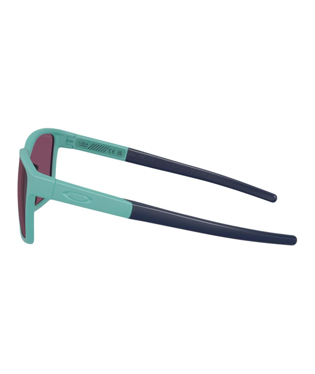 OAKLEY Бирюзовые пластиковые солнцезащитные очки, фото 3