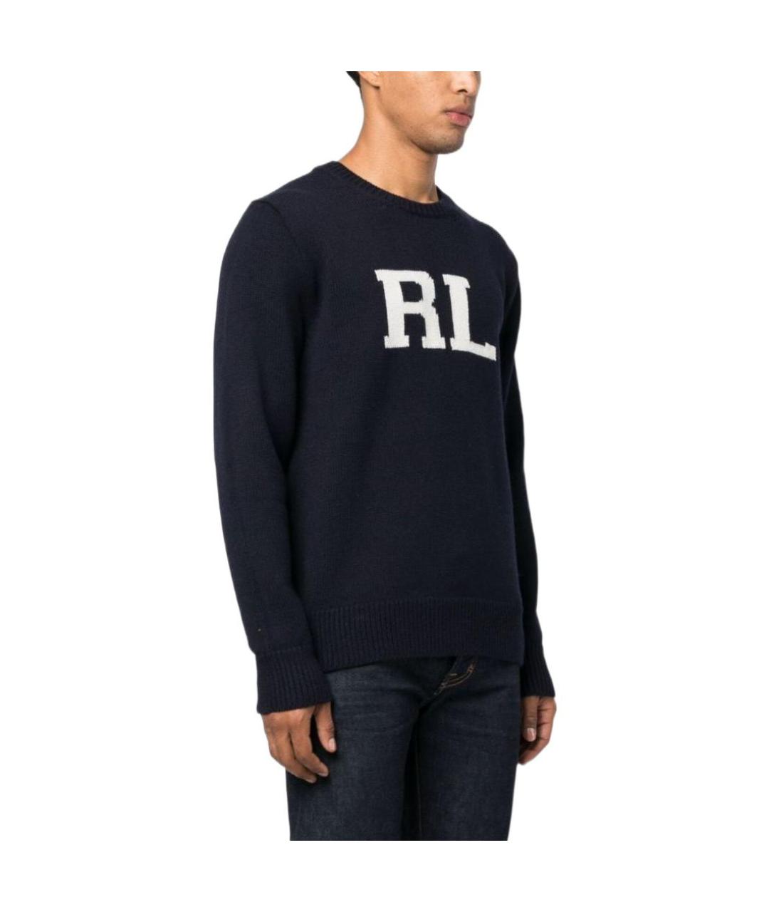 POLO RALPH LAUREN Темно-синий джемпер / свитер, фото 4