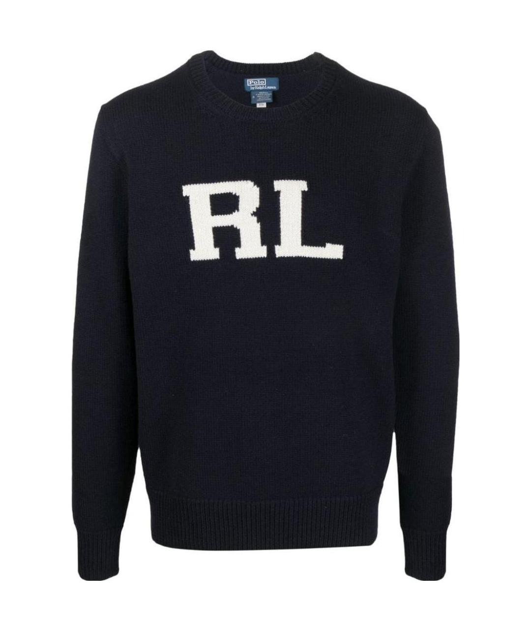 POLO RALPH LAUREN Темно-синий джемпер / свитер, фото 1