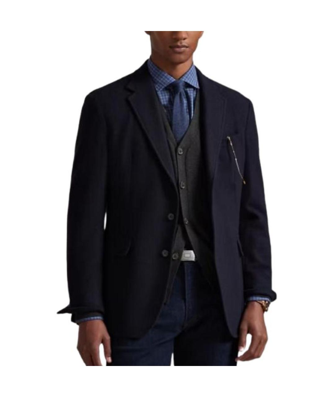 POLO RALPH LAUREN Антрацитовый кардиган, фото 4