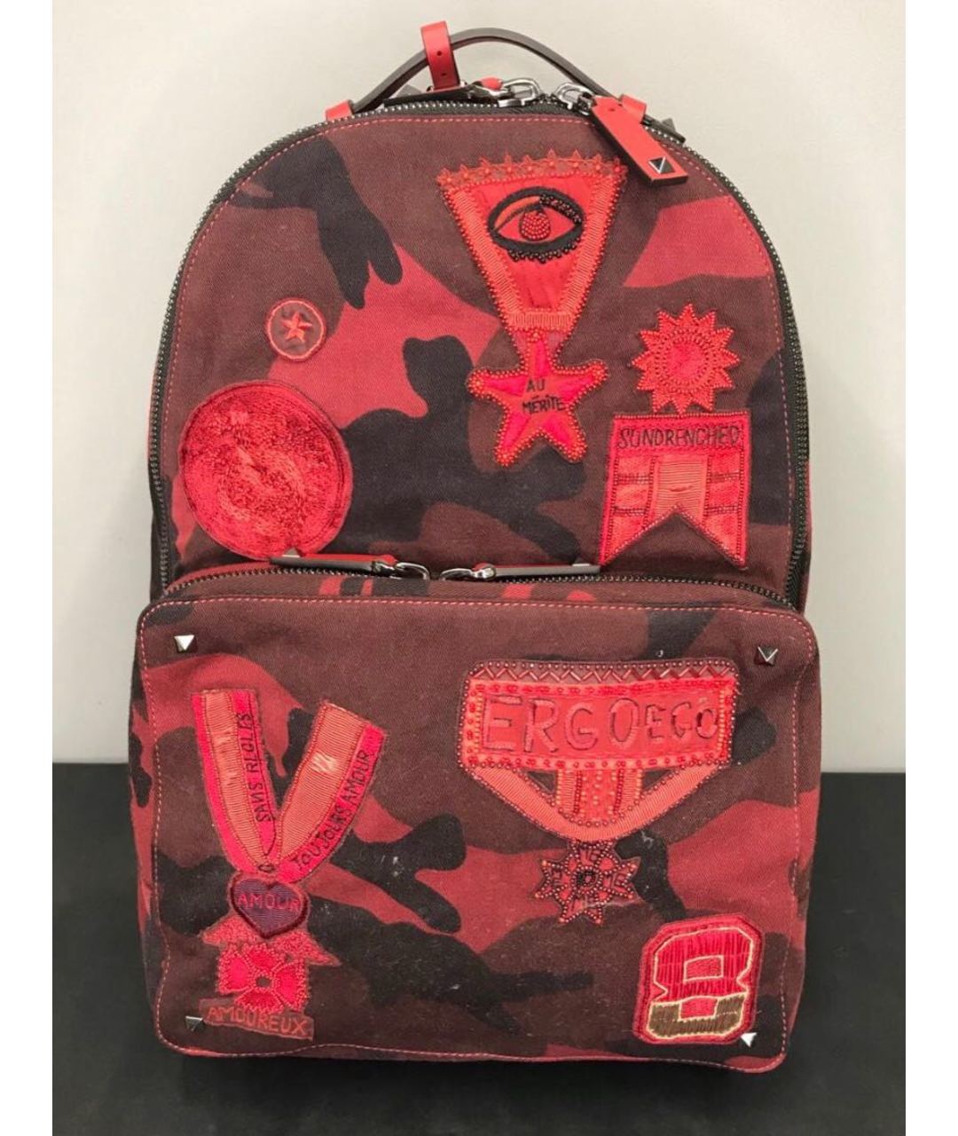 VALENTINO Красный рюкзак, фото 5