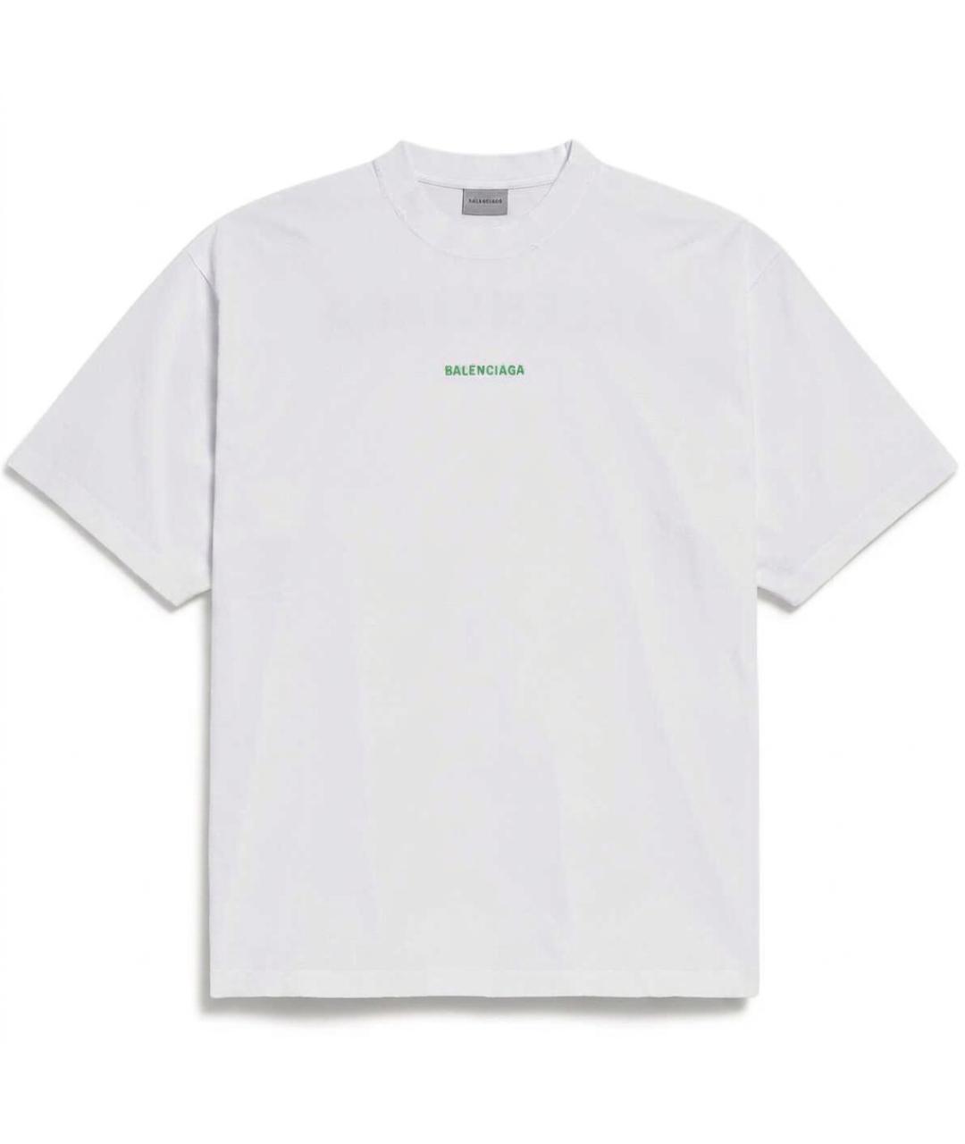 BALENCIAGA Белая футболка, фото 1