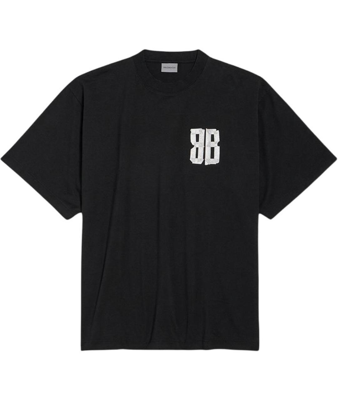 BALENCIAGA Черная футболка, фото 1