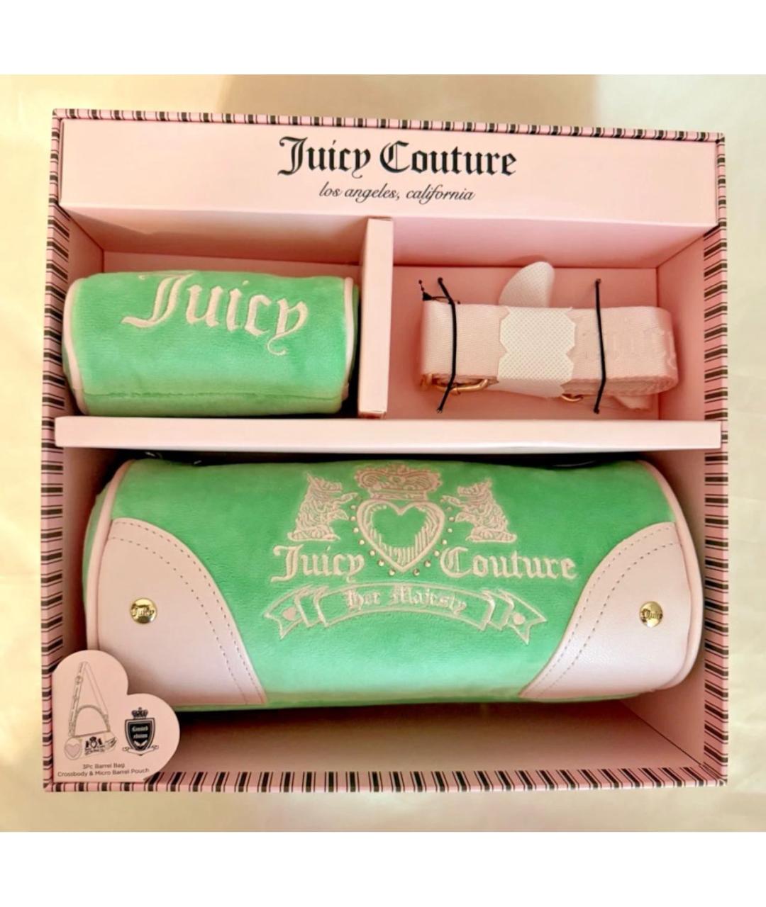 JUICY COUTURE Зеленая сумка через плечо, фото 4