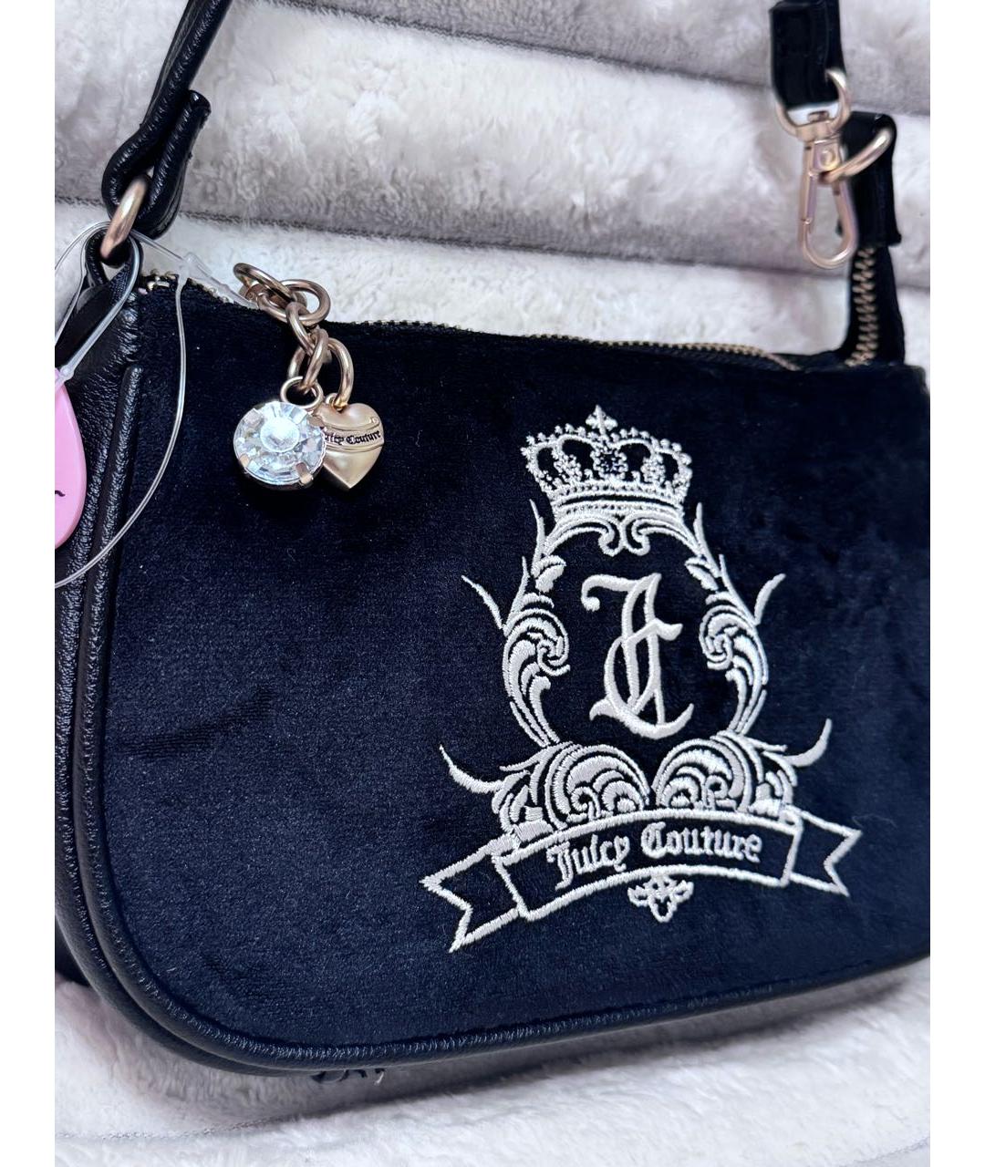 JUICY COUTURE Черная сумка с короткими ручками, фото 2