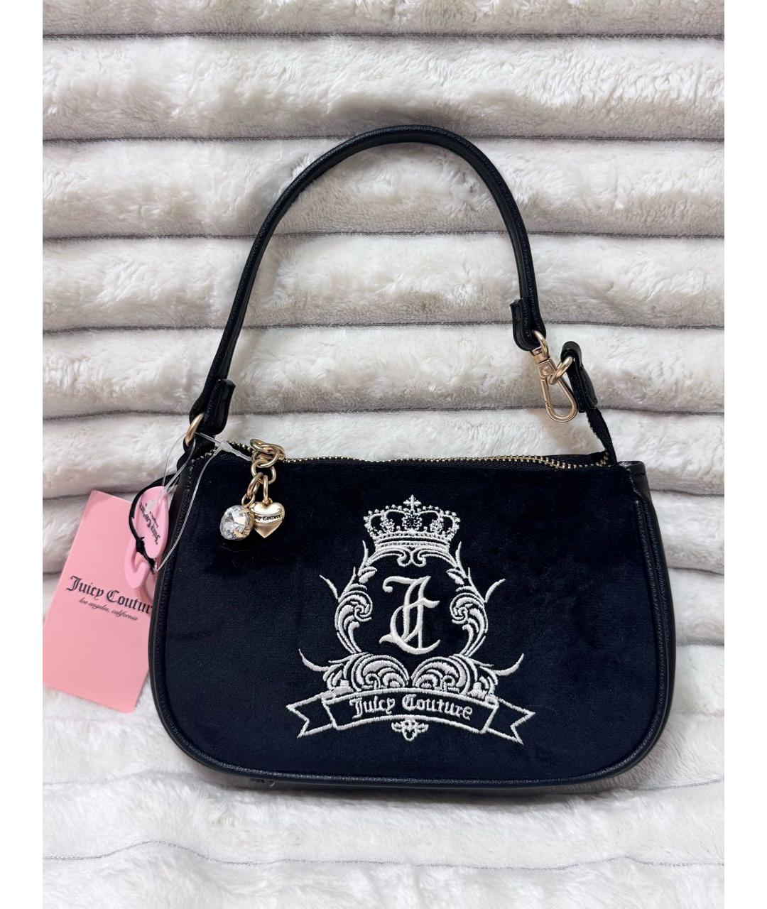 JUICY COUTURE Черная сумка с короткими ручками, фото 6