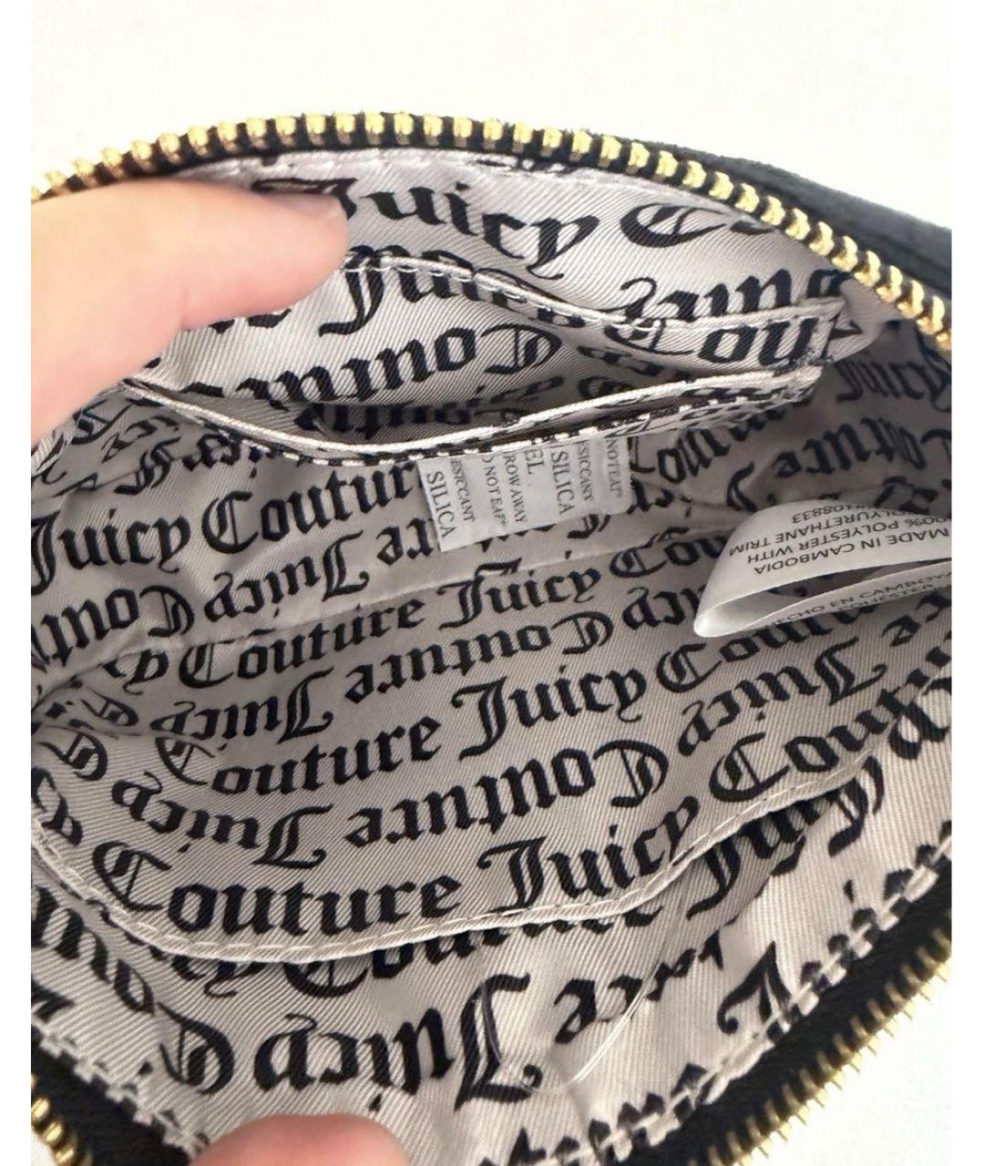 JUICY COUTURE Черная сумка с короткими ручками, фото 5