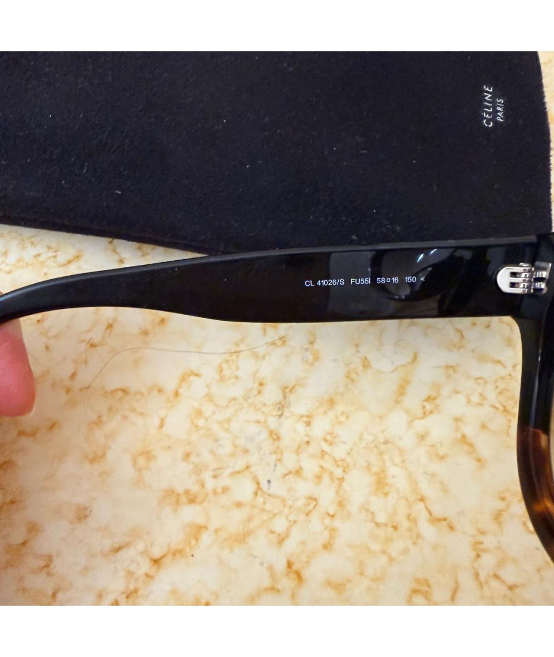 CELINE Черные солнцезащитные очки, фото 5