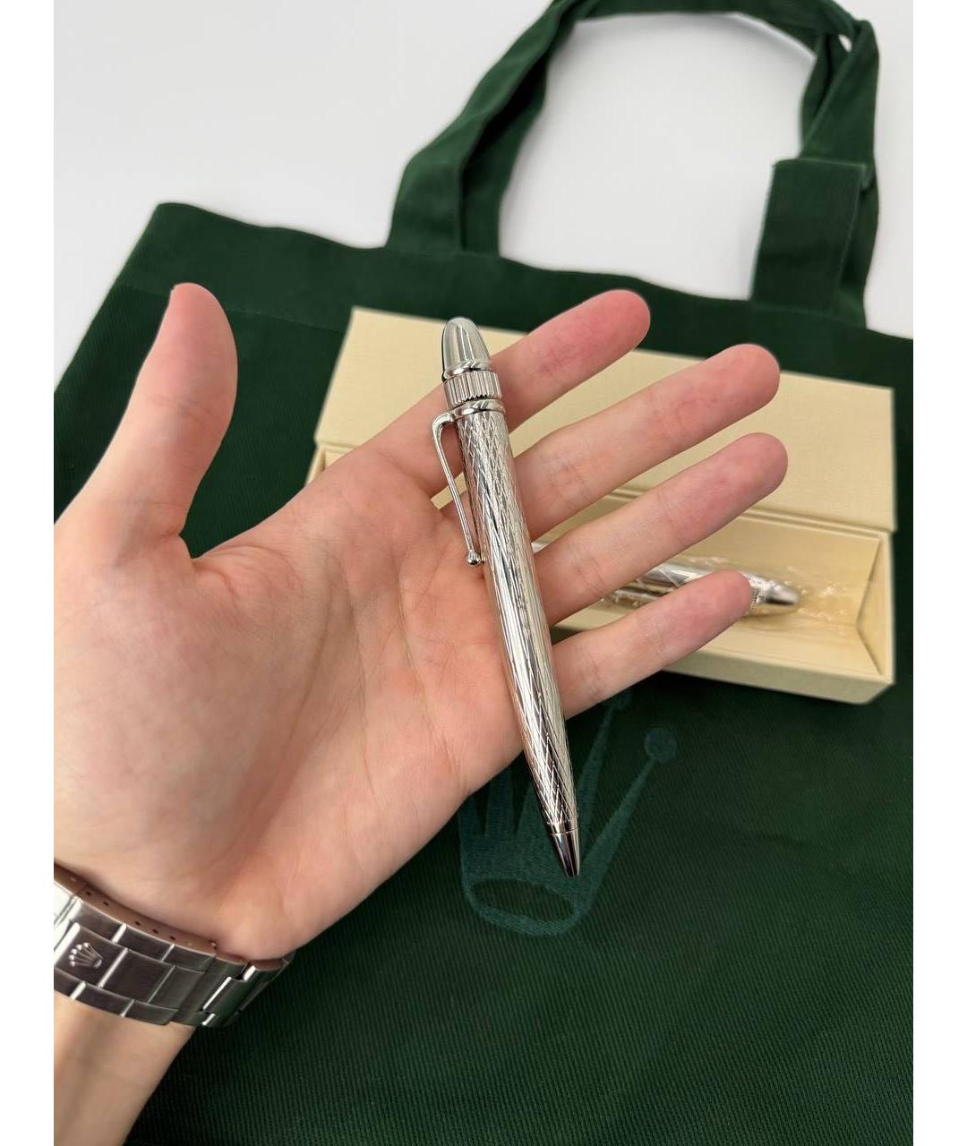 ROLEX Серебряная шариковая ручка, фото 3