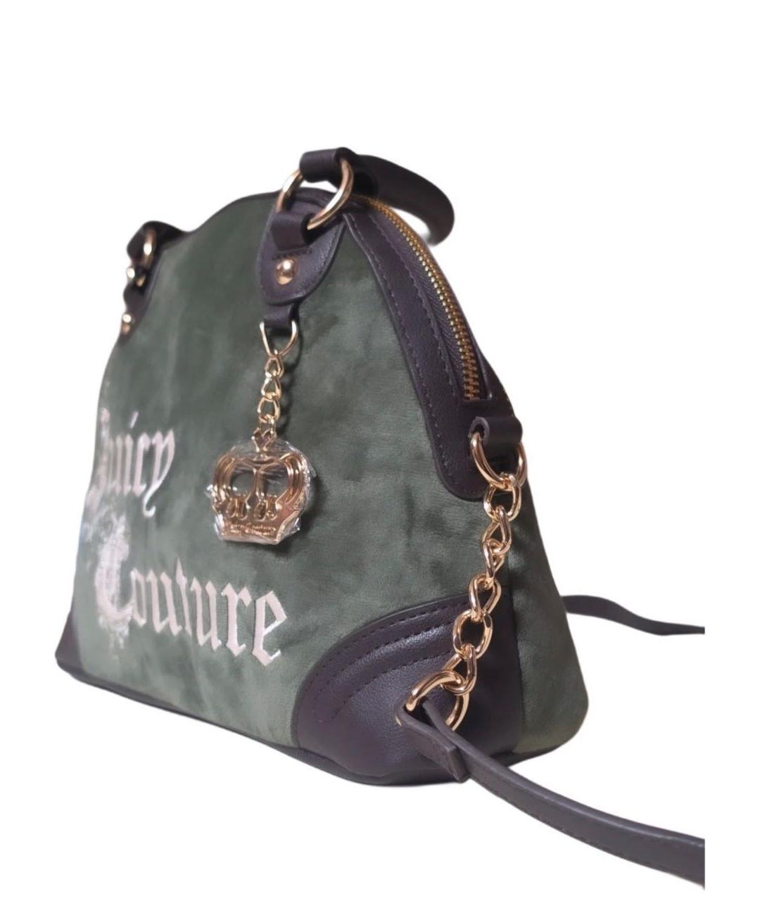 JUICY COUTURE Зеленая сумка с короткими ручками, фото 2