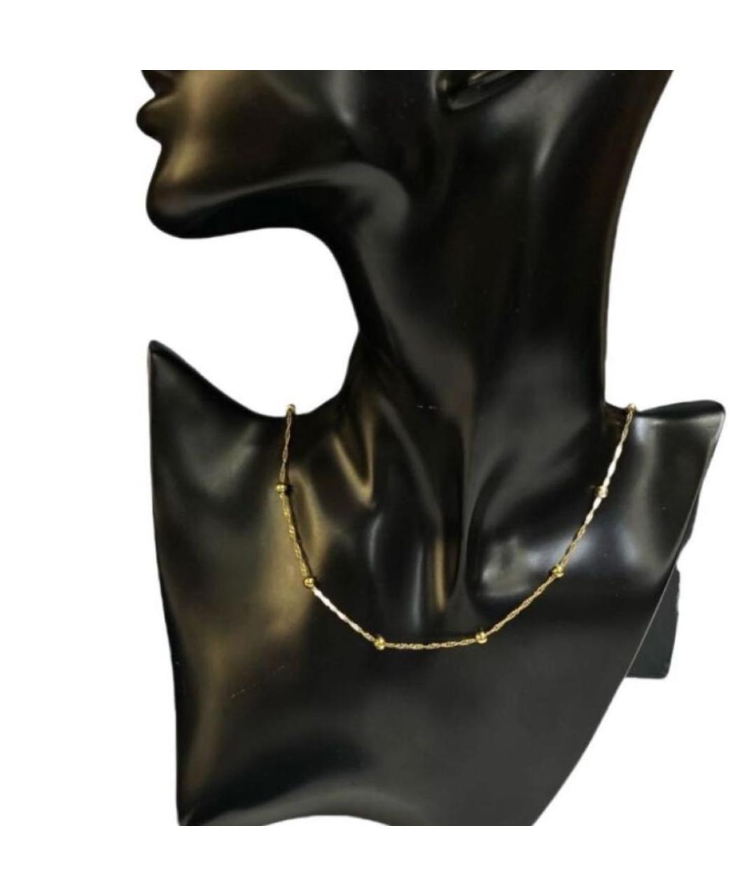 SAINT LAURENT Золотое колье, фото 4
