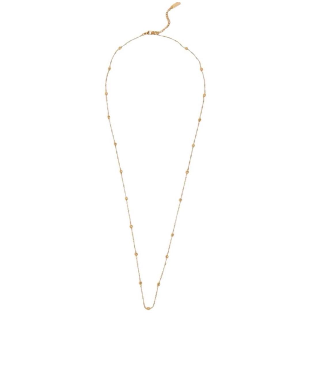 SAINT LAURENT Золотое колье, фото 5