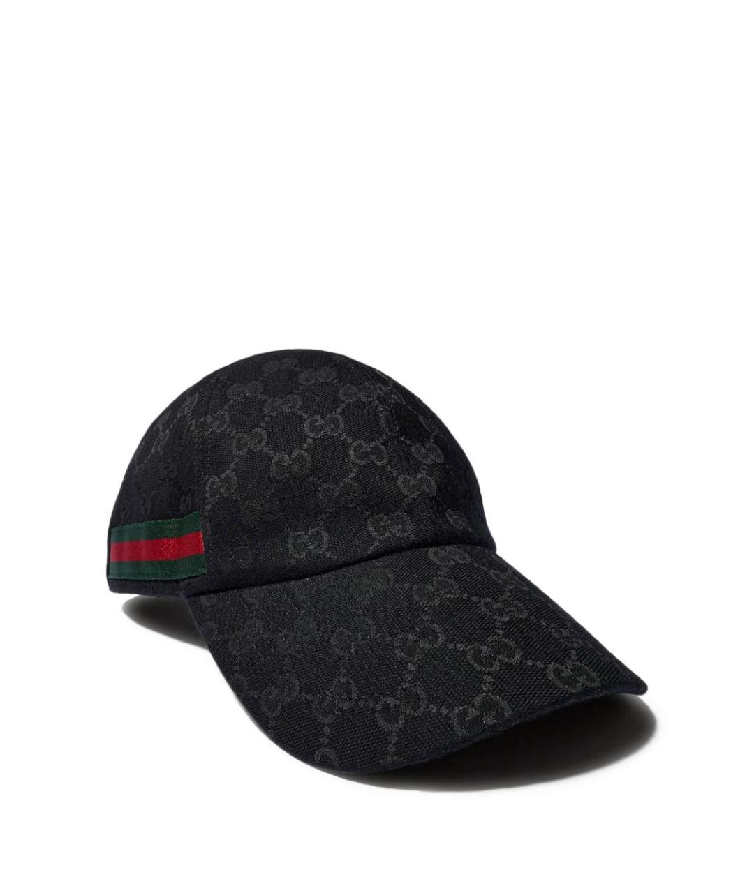 GUCCI Черная синтетическая кепка/бейсболка, фото 2