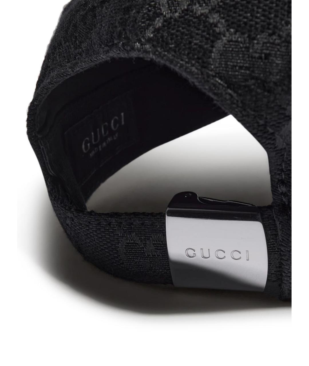 GUCCI Черная синтетическая кепка/бейсболка, фото 4