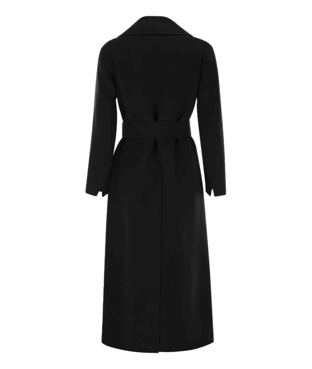 'S MAX MARA Черное шерстяное пальто, фото 2