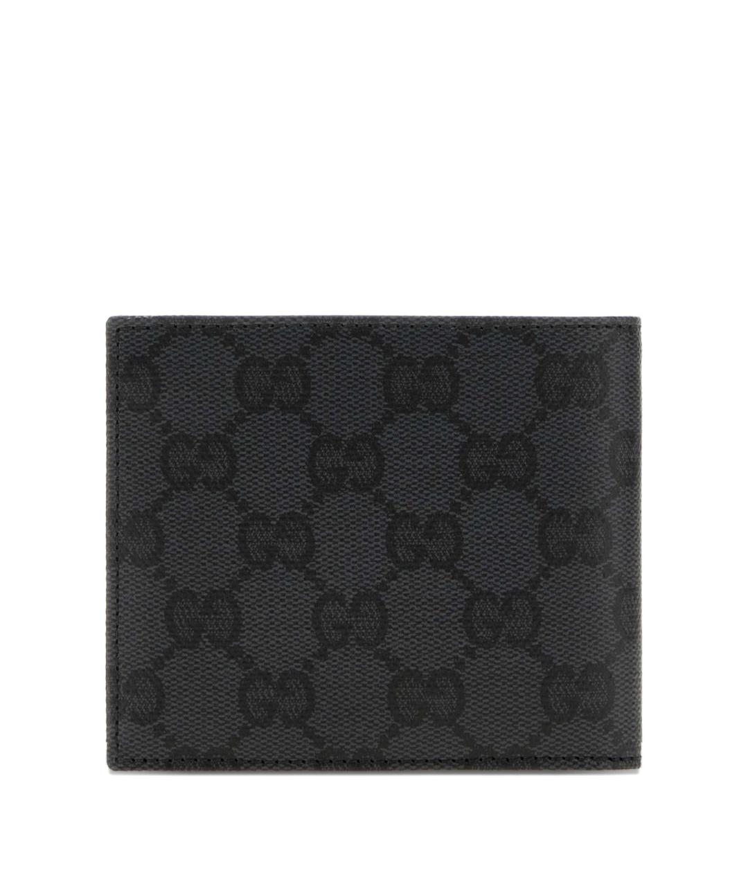 GUCCI Черный кожаный кошелек, фото 3