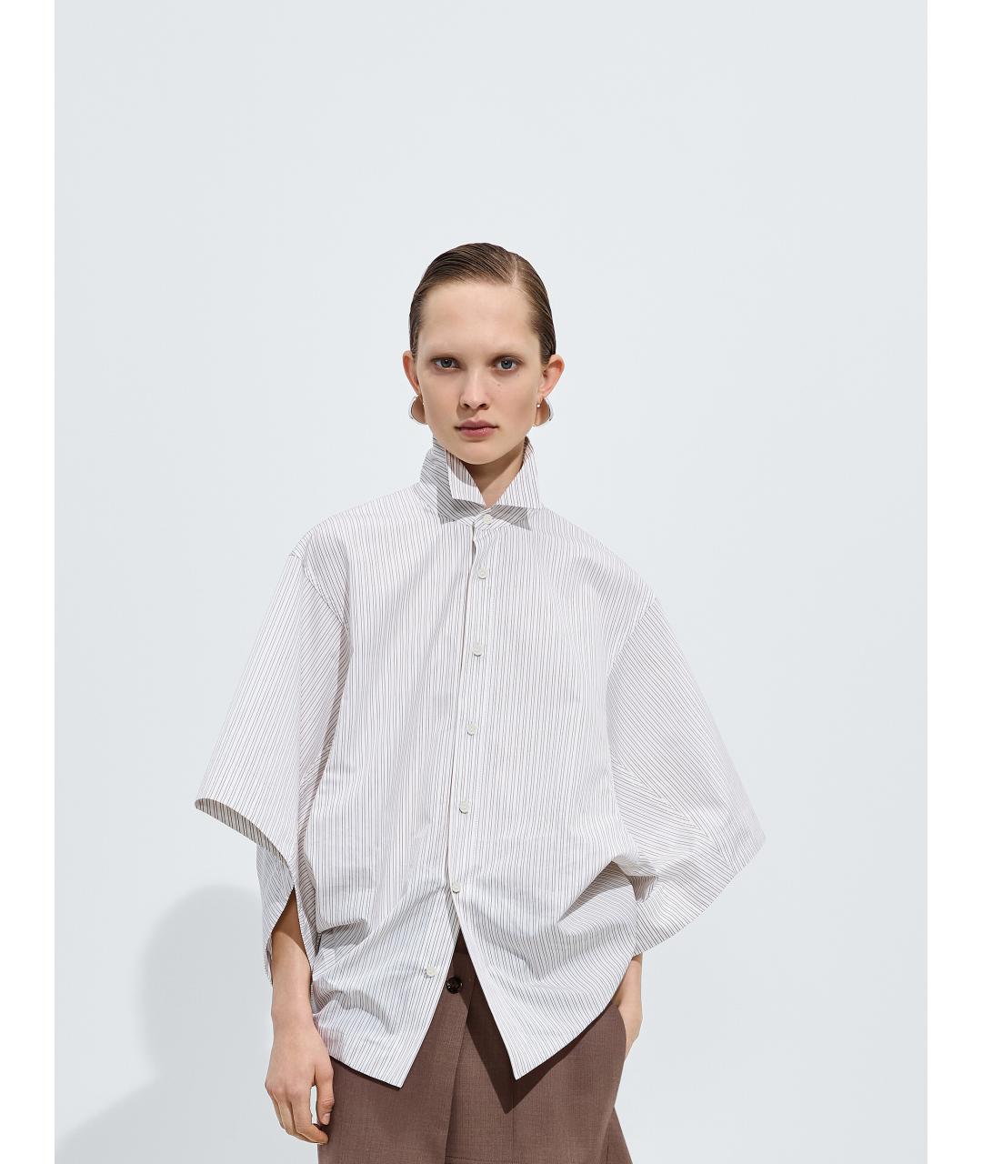 BOTTEGA VENETA Мульти хлопковая рубашка, фото 4