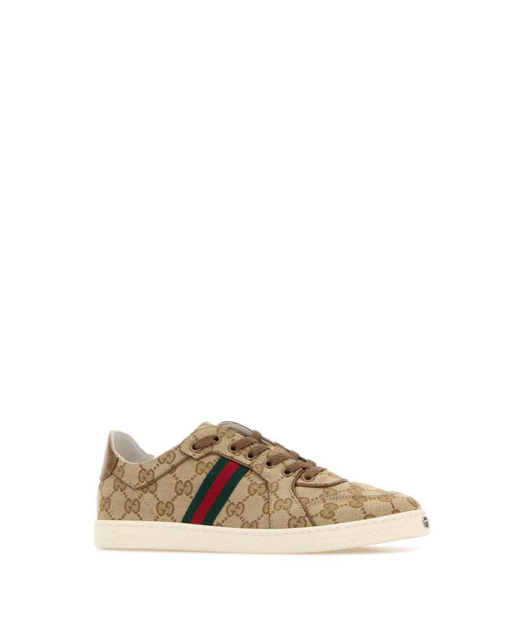 GUCCI Бежевые кеды, фото 2