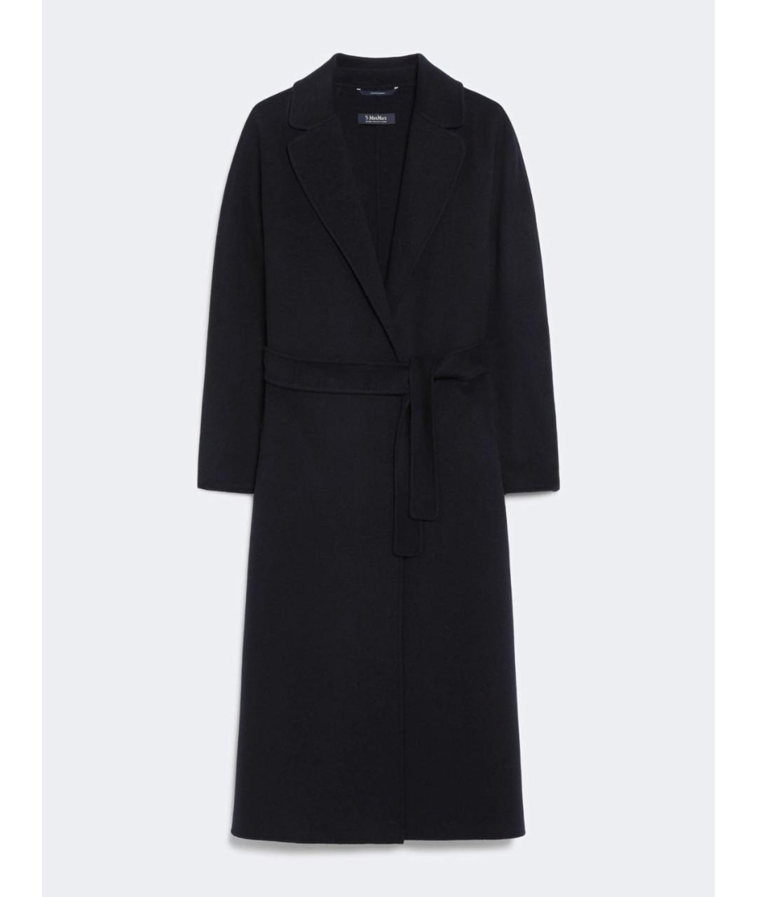 'S MAX MARA Синее шерстяное пальто, фото 3